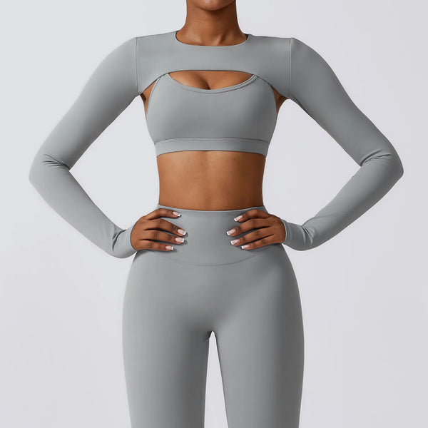 Comfort Fit Yoga Shawl Top